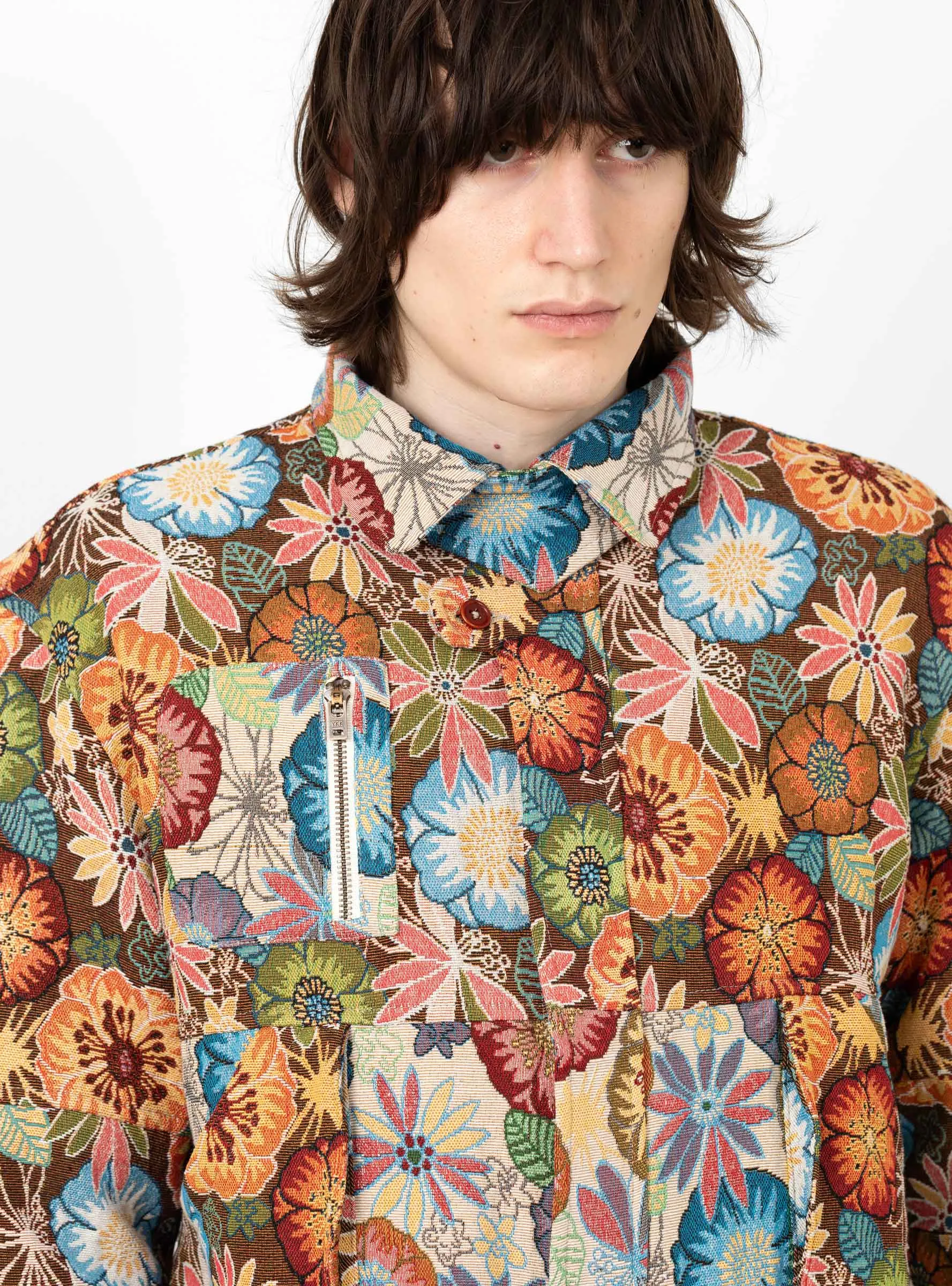 Pine Blouson Jacket Floral Melange