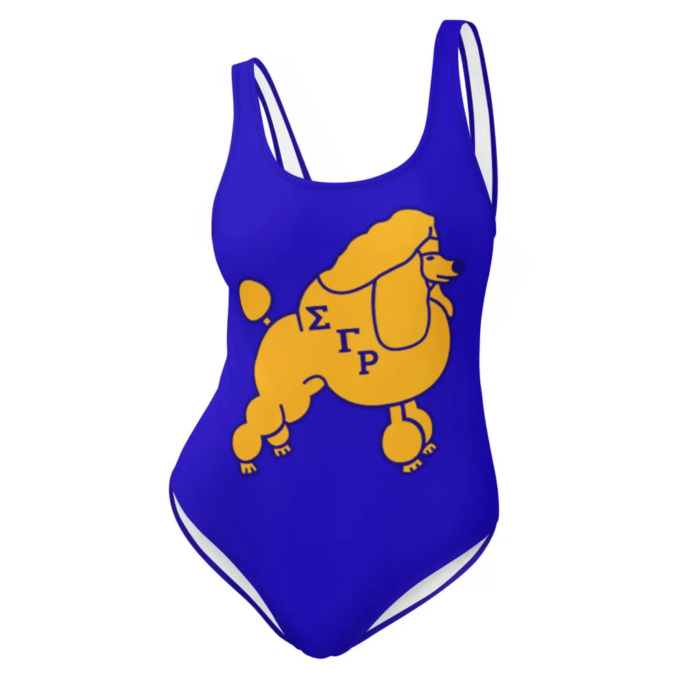 Poodle One-Piece Swimsuit