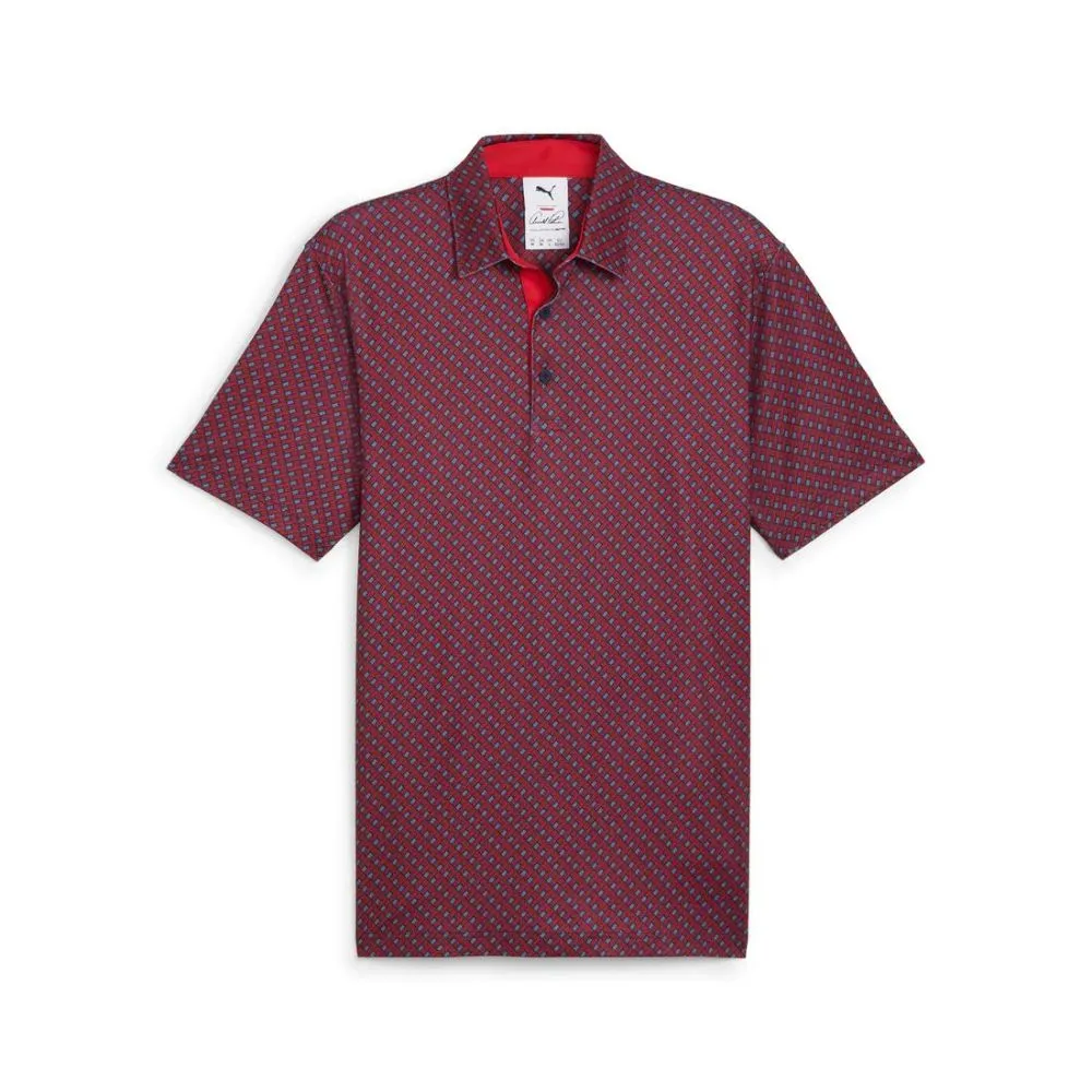 Puma Men's Volition Multi Flag Golf Polo