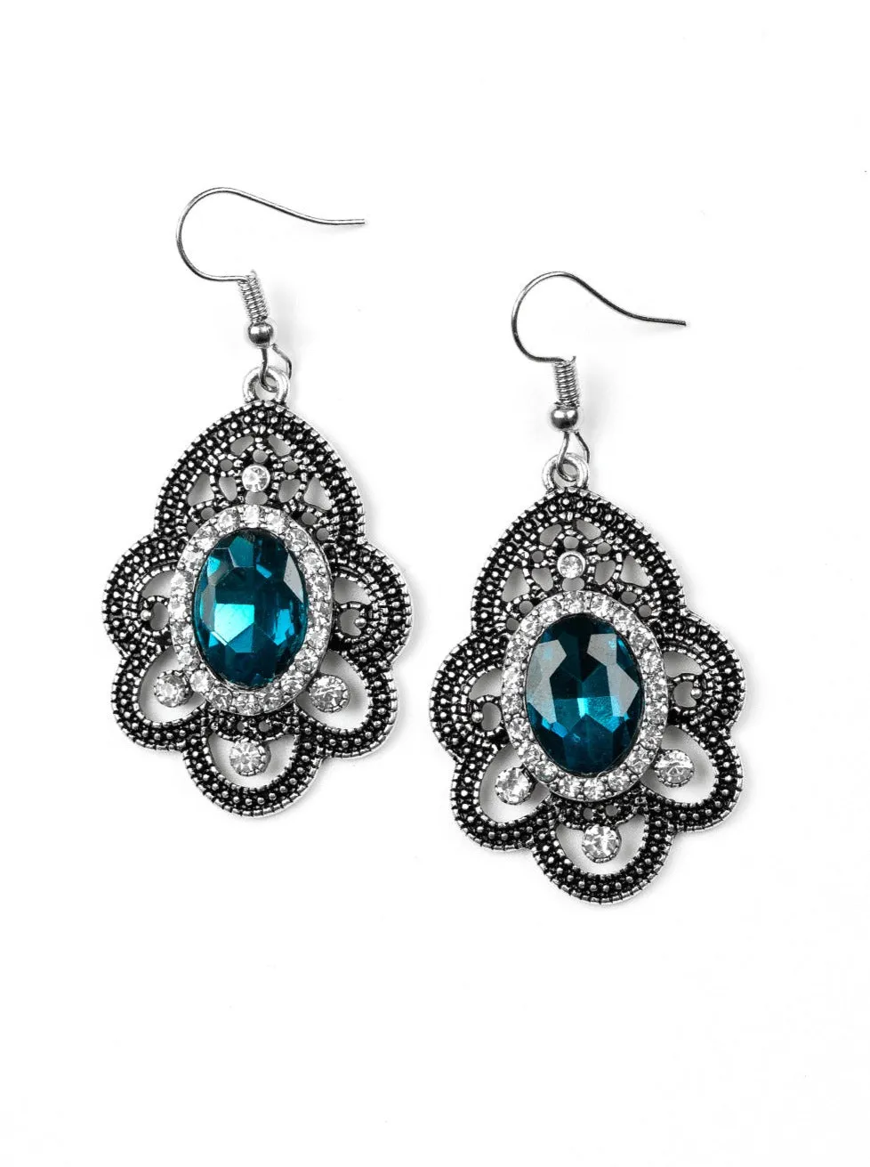 Reign Supreme Blue Earrings