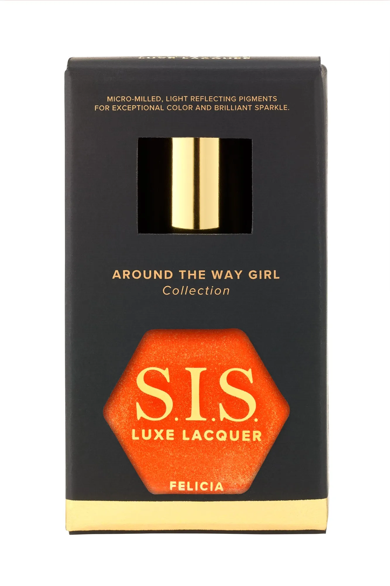 S.I.S LUXE LACQUER - FELICIA - ORANGE