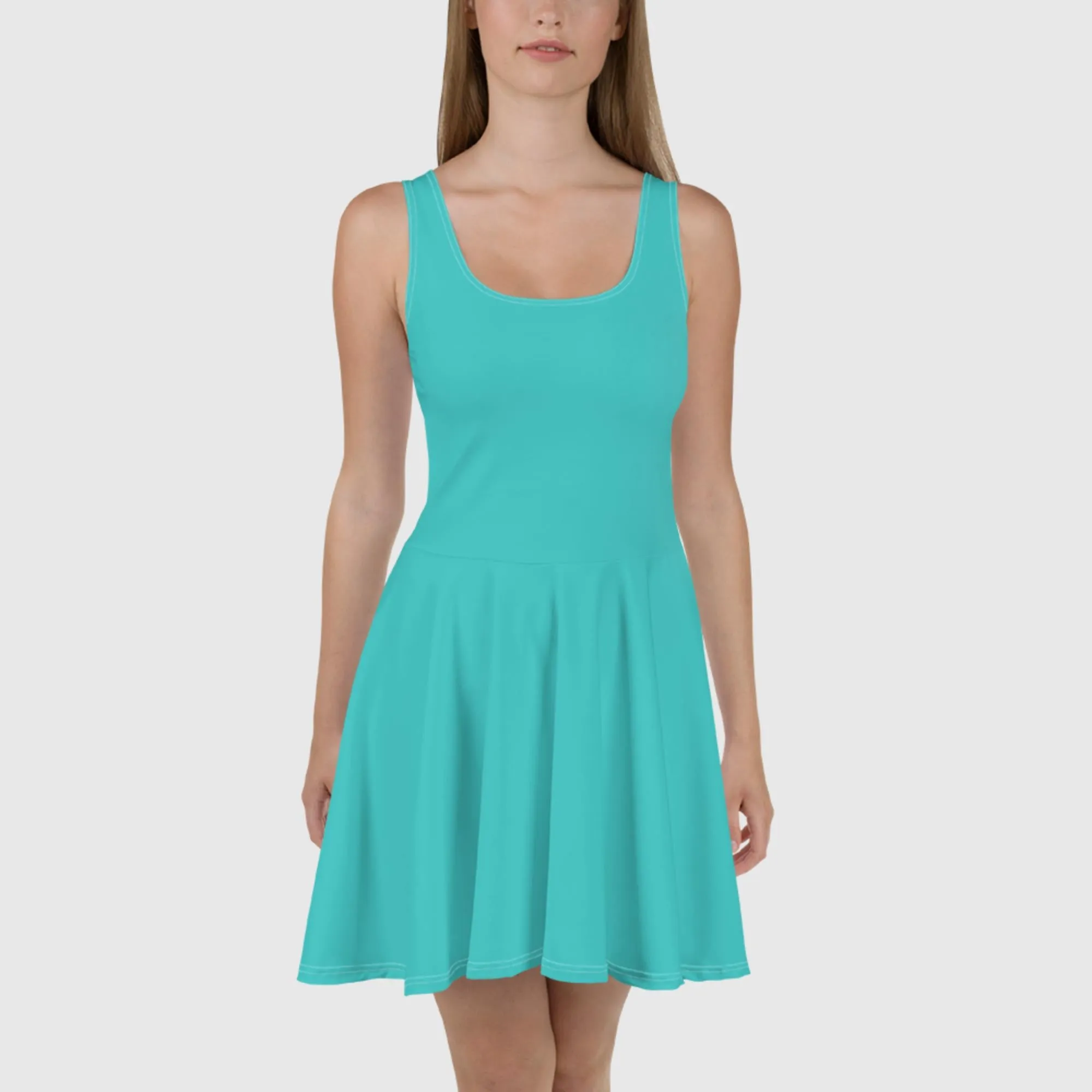 Skater Dress - Turquoise