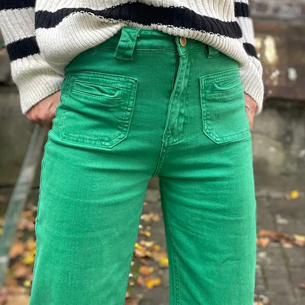 SOFIE SCHNOOR Wide Jeans Kelly