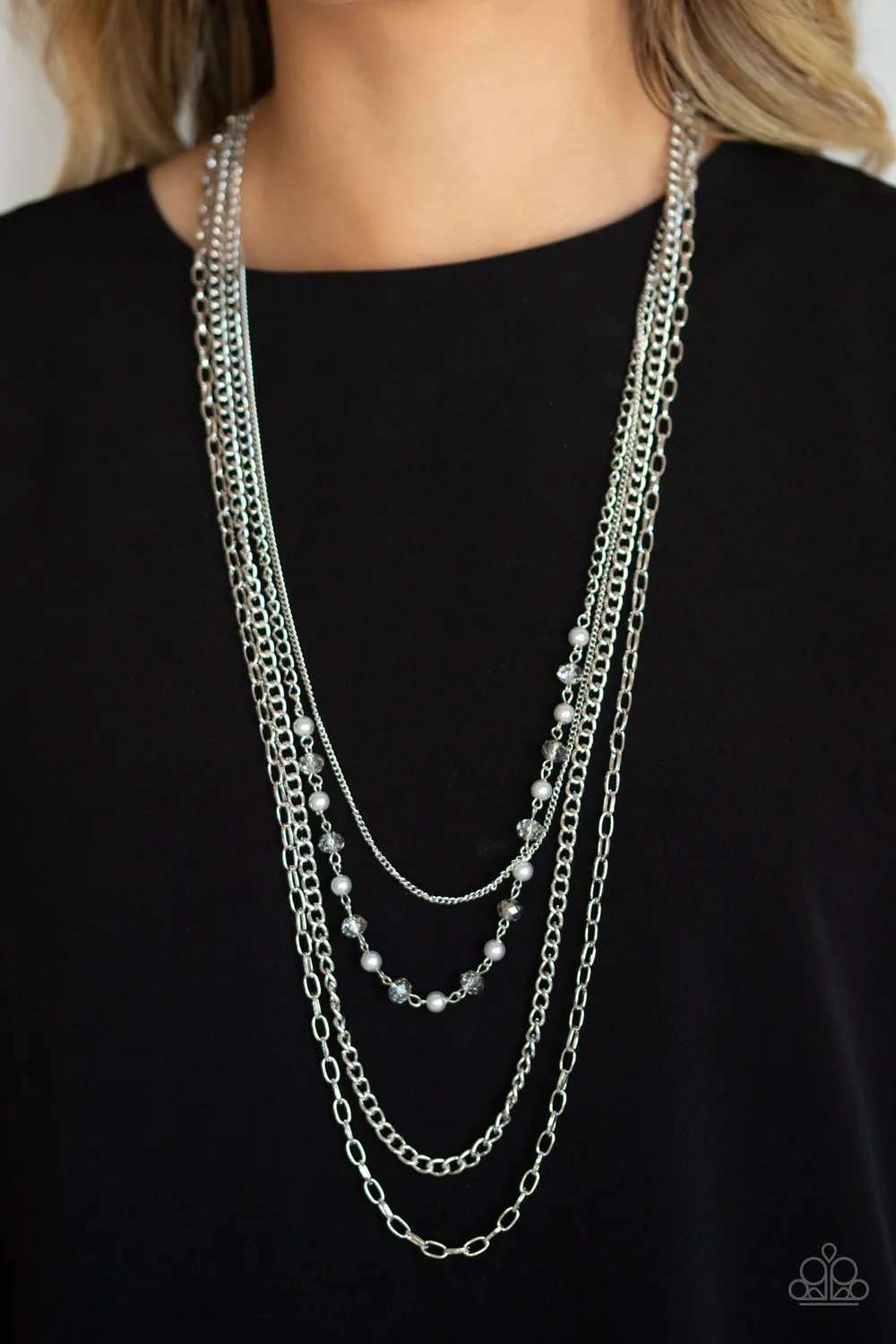 SoHo Sophistication Silver Necklace Set