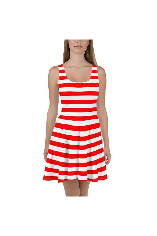 Striped Skater Dress