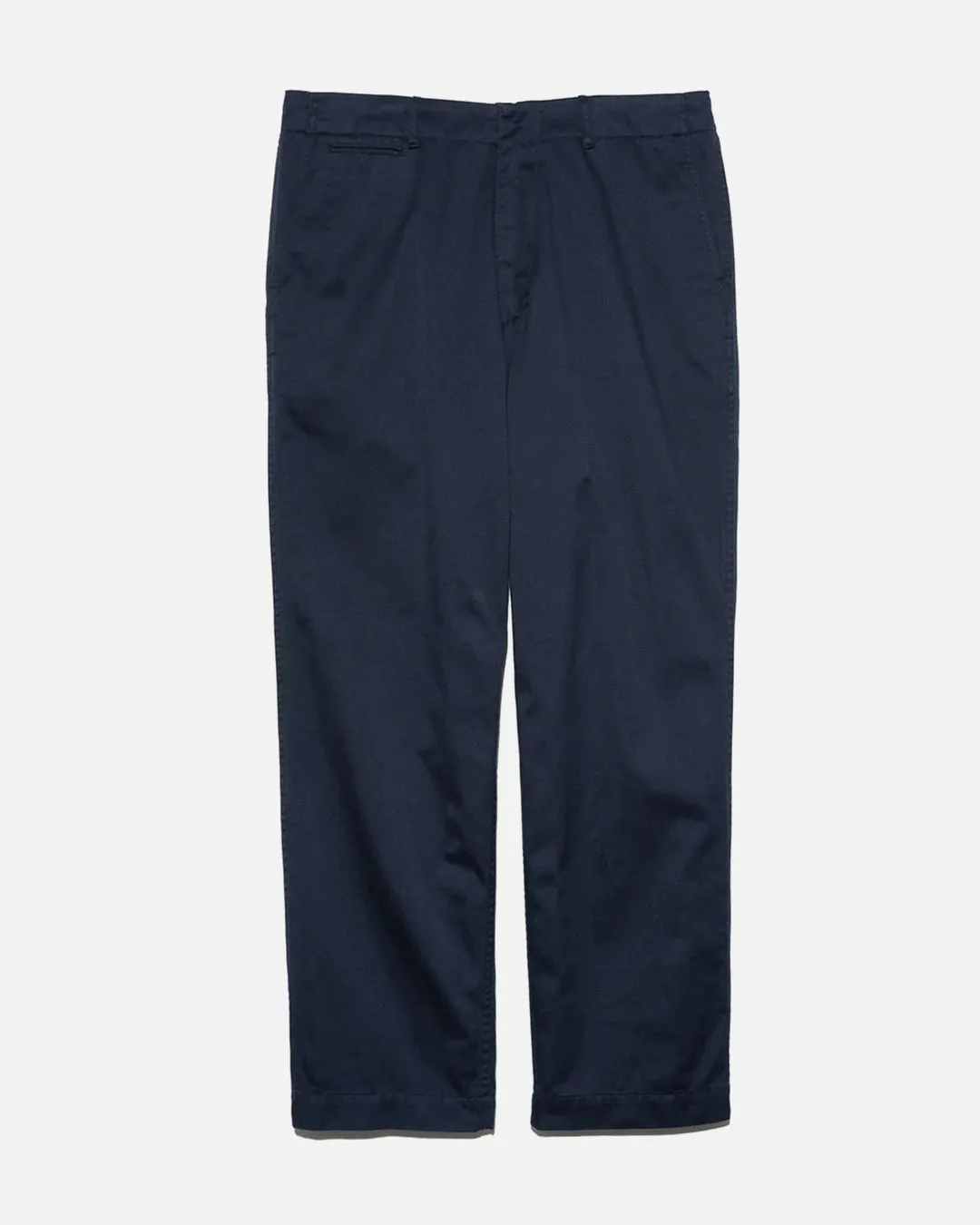 Wide Chino Pants - Navy