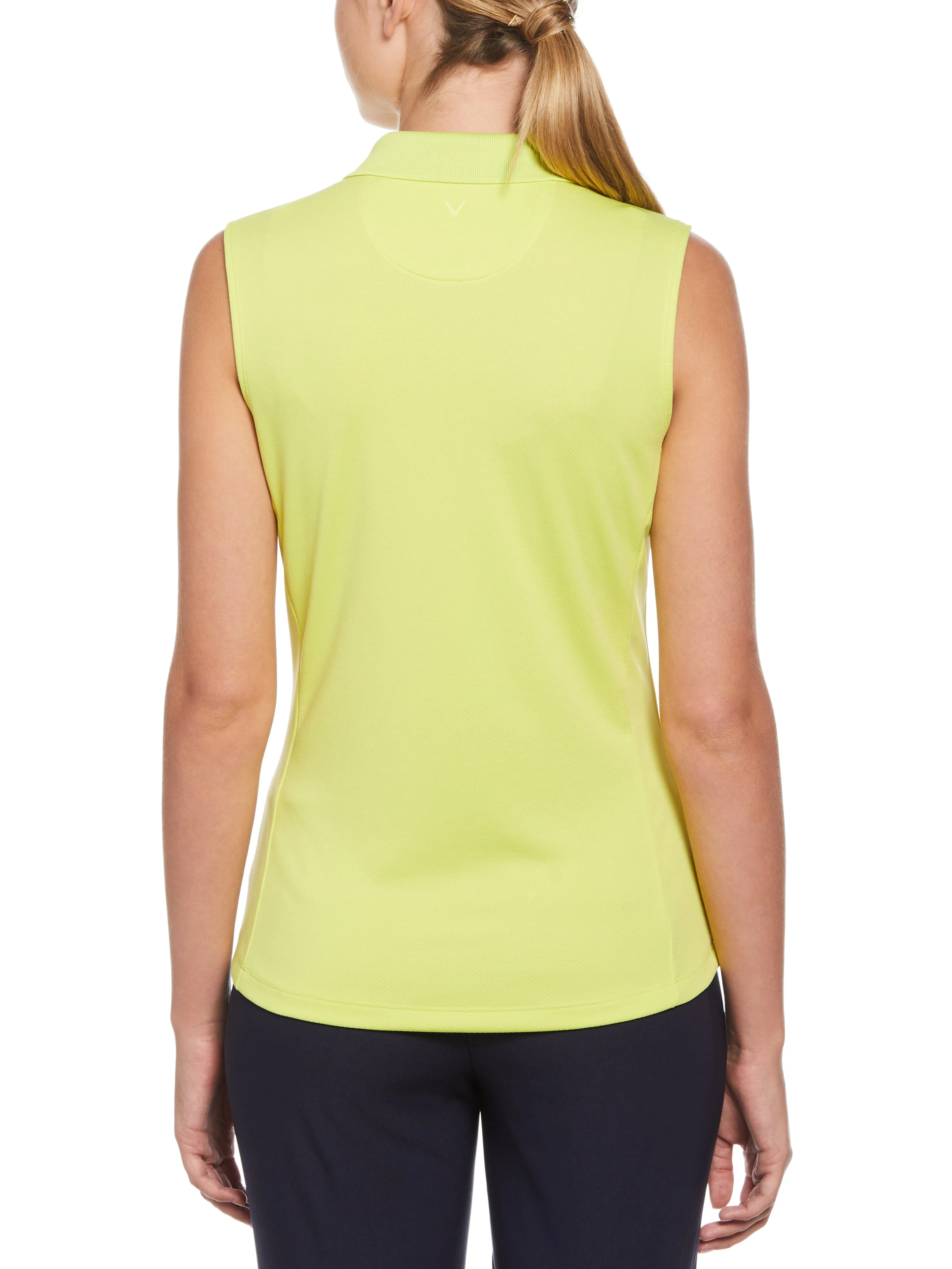 Womens Opti Dri Sleeveless Polo