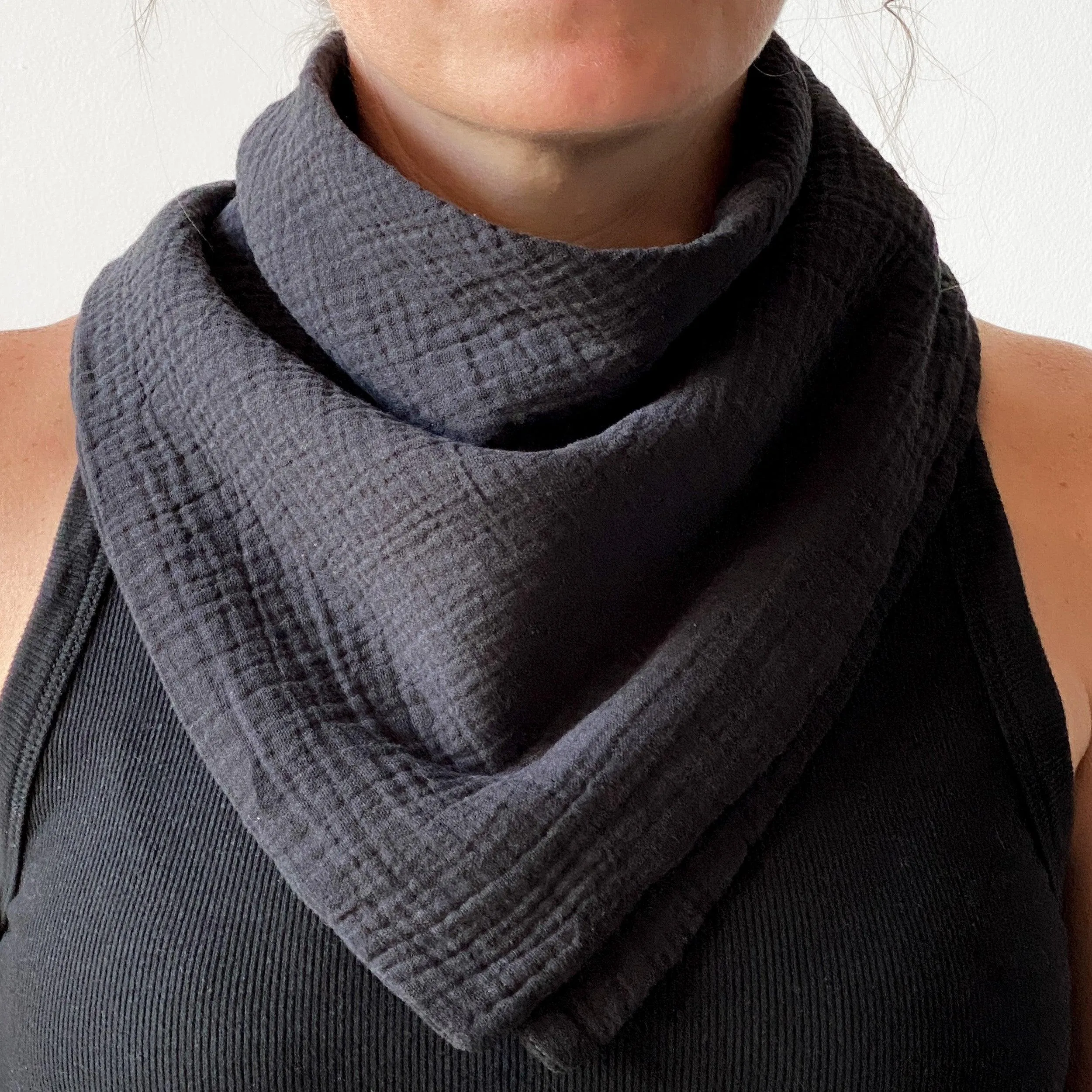 XL Scarf / Adult Dignity Bib / THICK Bandana Style