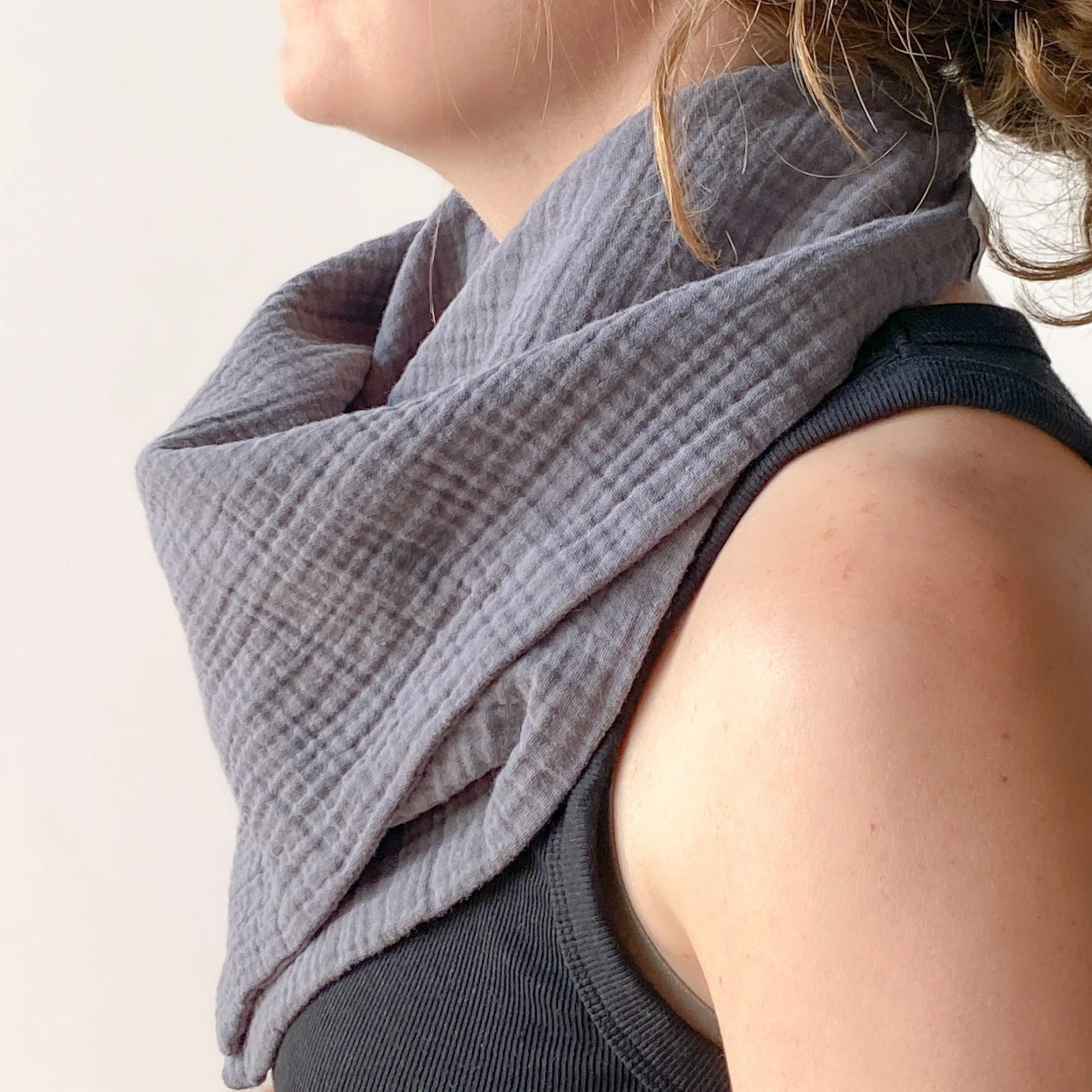 XL Scarf / Adult Dignity Bib / THICK Bandana Style