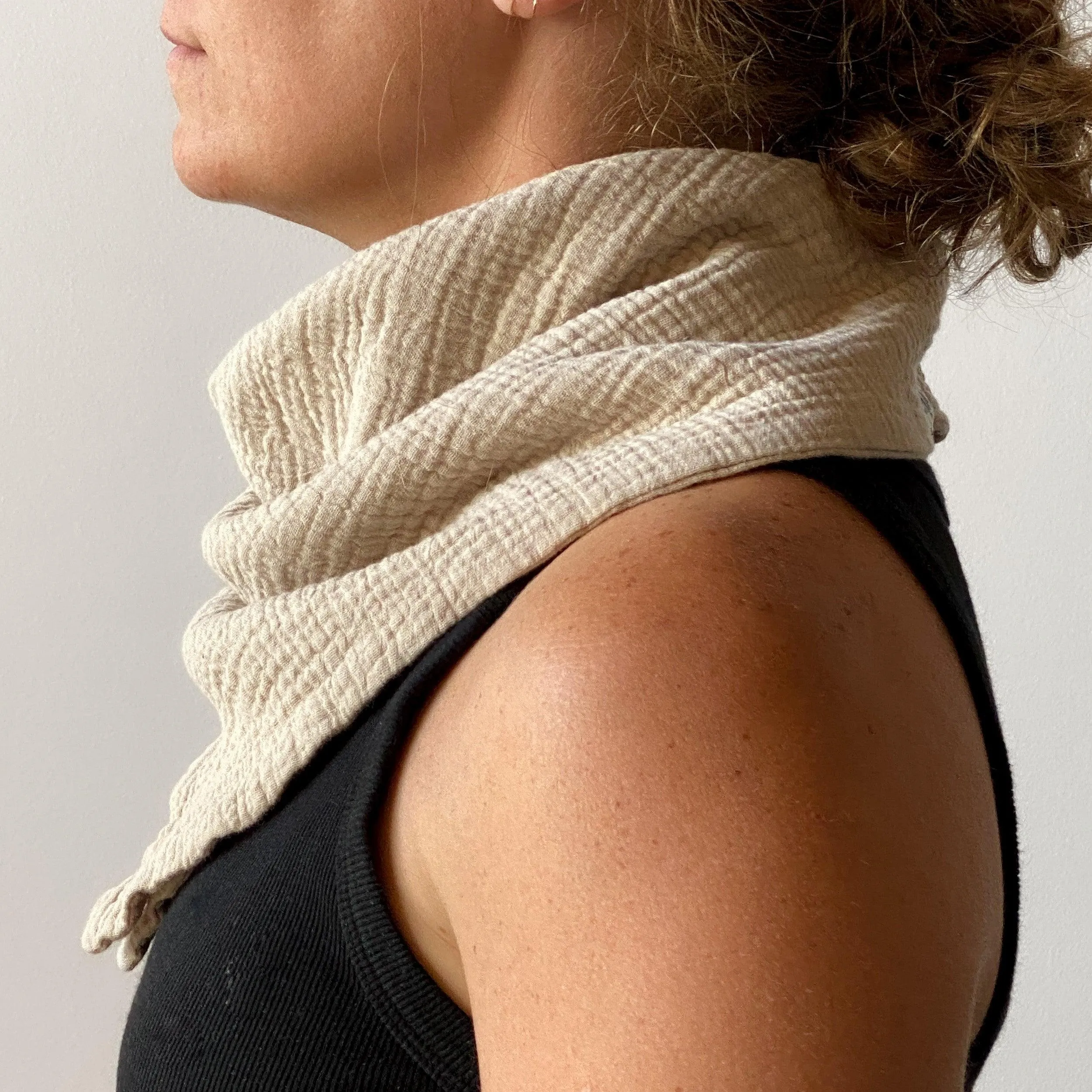 XL Scarf / Adult Dignity Bib / THICK Bandana Style